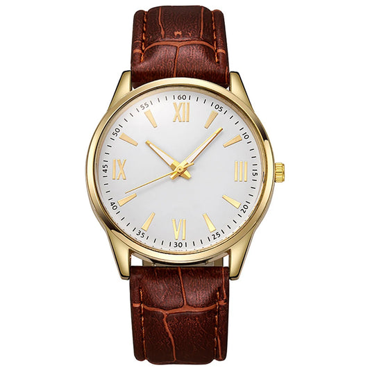 Eterna™ | Elegant Lederen Horloge